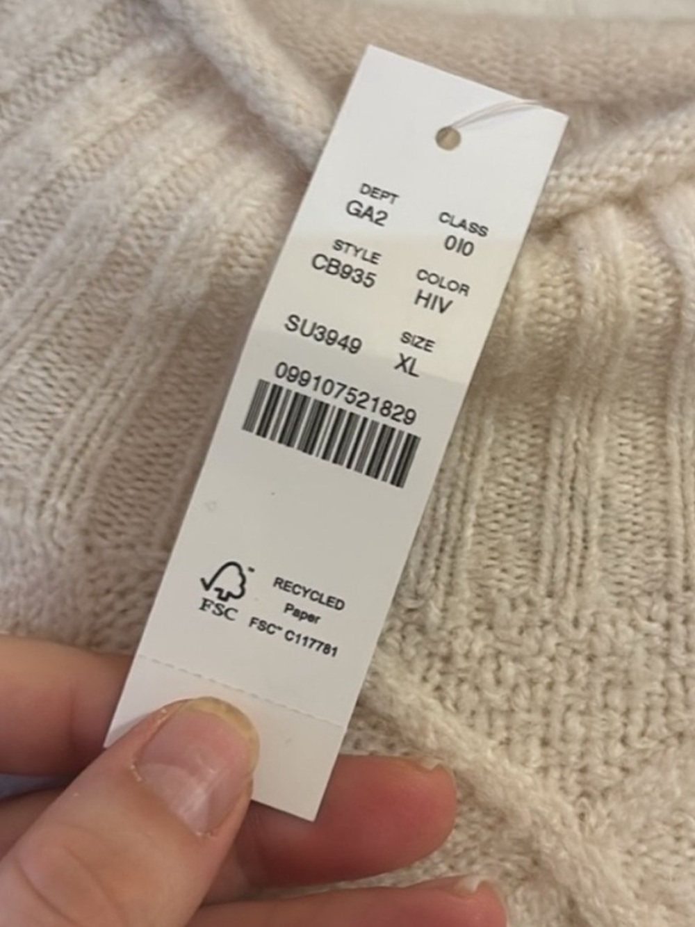 🪿 {J. Crew Mock Cable knit Sweater - Picture 8 of 12